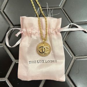 Chanel Button Repurposed Necklace